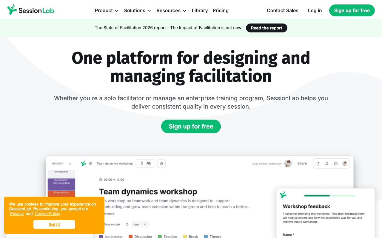 SessionLab screenshot